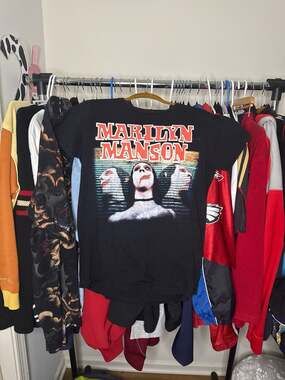 Marilyn Manson Sweet Dreams Are Made Of This Black Graphic T-Shirt